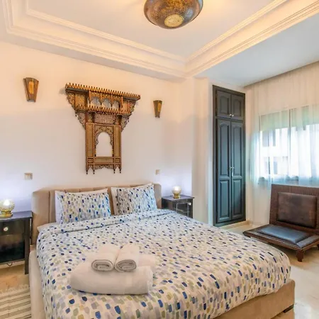 Central Cosy Appartement Avec Piscine Marrakesh Exterior photo