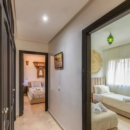 Central Cosy Appartement Avec Piscine Marrakesh Exterior photo